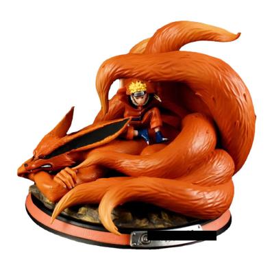 China TOY Japanese Anime Model TSUME Uzumaki Scene Nine-tailed Fox Battle Edition Action Number for sale