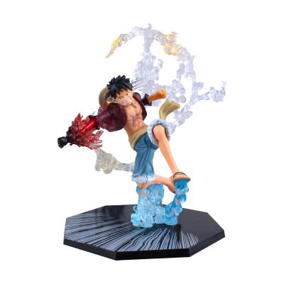 China PVC ONE PIECE Stage Statue Skill Version Luffy Battle Action Number OEM Anime Cartoon Toy Luffy Doll for sale