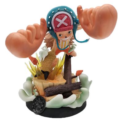 China One Piece Decoraive Tony Chopper Enhanced Version Action Number GK Anime Figure Doll PVC Model Toy for sale