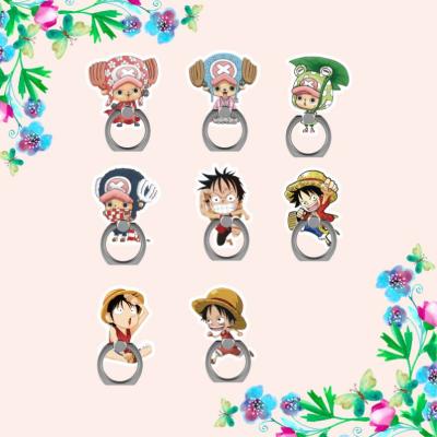 China Home Ring Smartphone Holder One Piece Anime Finger Stand UVR Mobile Phone Holder Stand For Iphone Huawei Xiaomi All Phone for sale