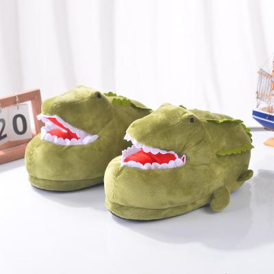 China Creative Leisure Home Slippers Fashion Trend Crocodile Plush Plush Slippers PP Cotton For Gifts for sale