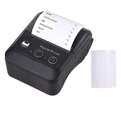 China Hot Selling Black And White 58mm Bill Ticket Stand Printing Portable Handheld Wireless Receipt Printers Thermal Receipt Printers For Restaurant for sale