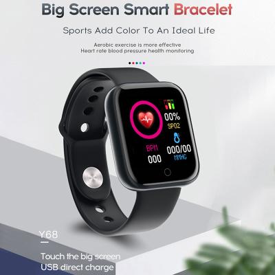 China Phone Calls Smartband Smartwatch D20 Y68 Touch Screen Smartwatch 2021 New Model Reloj Fitpro Smart Watc for sale