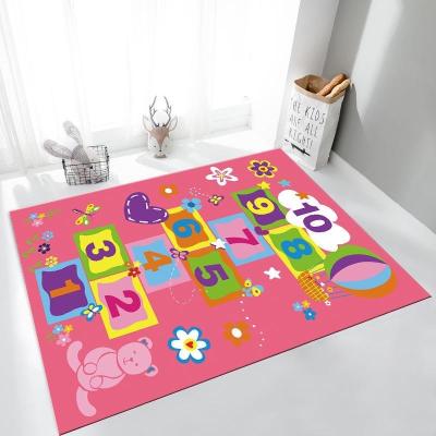 China Soft Toy 2022 Amazon Selling Washable Animal Activity Cartoon Baby Toys Mat Kids Room Carpet for sale