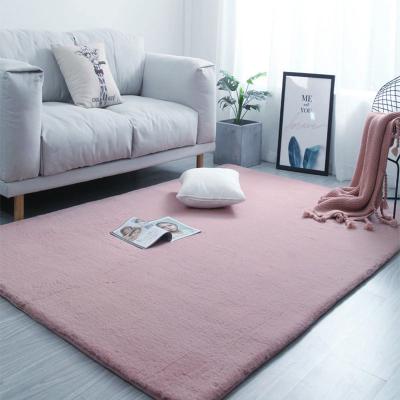 China Washable Anti Slip Rug Soft Silky Smooth Synthetic Carpet for Bedroom Shaggy Carpet TIA Customized PVC Plush Starfish Dots Adult Technics for sale