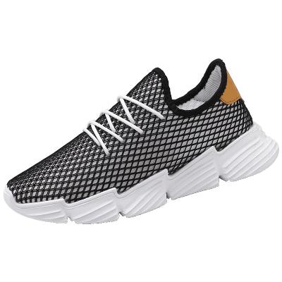 China Custom Logo Shoes Net Surface Men Luminous Shoes Super Lightweight Sneakers Fitness Walking Shoes for sale