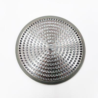 China Strainer Ningbo Jutye Stainless Steel and Silicone Bathroom Floor Drain Cover Kitchen Hair Catcher Sink Drain for sale