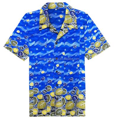 China OEM Sustainable Batik Cotton Traditional Style Men's African Dashiki Shirts Clothing for sale