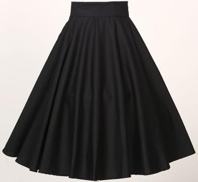 China Other Full Black Midi Circle Party Club Wear Vintage Online UK Women's Rockabilly Skirts for sale