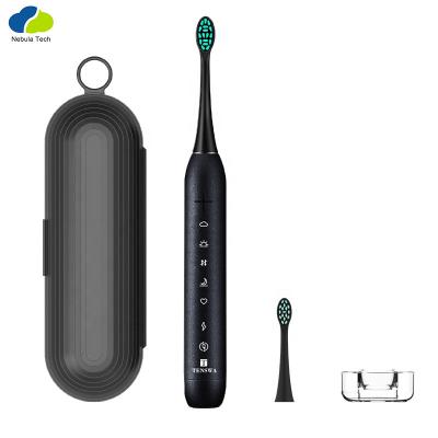 China Custom Recyclable USB Label Electric Toothbrush Waterproof Sonic Electric Toothbrush IPX7 for sale