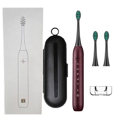 China USB Set Electric Toothbrush Box Friendly Recyclable Multi-Brush Head 5 Modes Electric Toothbrush for sale