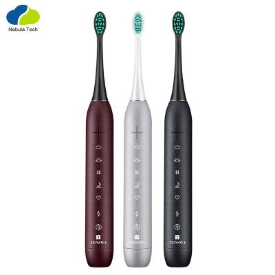 China USB Battery Operated Smart Adult Soft Automatic Matte Battery Sonic Electric Hair Toothbrush for sale