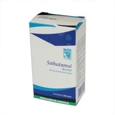 中国 Salbutamolの硫酸塩のエーロゾルの薬物の喘息のスプレーの吸入器100mcg 販売のため