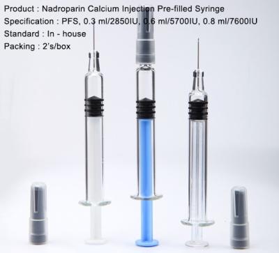 China Nadroparin Calcium Injection Pre Filled Syringe Small Volume Parenteral for sale