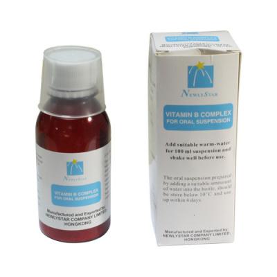 Chine Médecine orale 100ml, sirop oral de suspension de dosage complexe liquide de la vitamine B à vendre