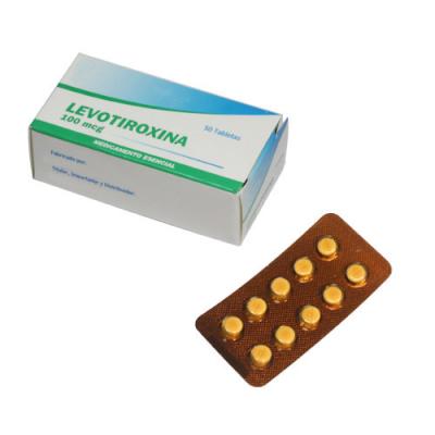 China Binnenshuis behandelen de Mondelinge Medicijnen Levothyroxine 100 Mcg-Tablet Hypothyroidism Te koop