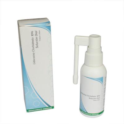 China Lidocaine Dental Spray 10% 50ml / 80ml For Intubation , Local Anesthetic Spray for sale