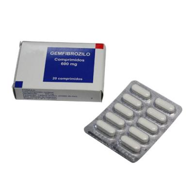 China Pharmazeutisches orales Medikations-Lipid-stabilisiertes Mittel Gemfibrozil 600 mg-Tablet zu verkaufen