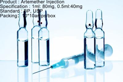 Cina Farmaco antimalarico 80mg/1ml 40mg/0.5ml dell'agente di Artemether di dosaggio antimalarico dell'iniezione in vendita