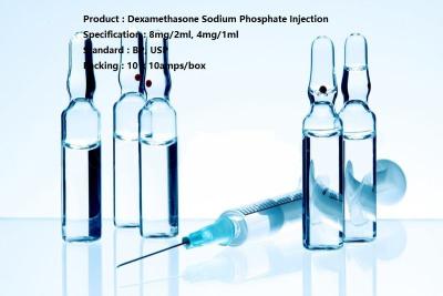 China dosificación parenteral de la inyección del fosfato de sodio de Dexamethasone del pequeño volumen 4mg/1ml  en venta