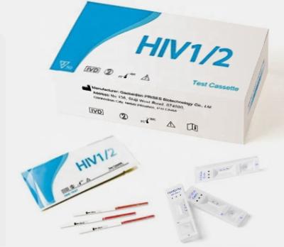 Cina L'iso certifica il dispositivo rapido della prova del Hiv di analisi del sangue 2 NCU/Ml del corredo/del test HIV in vendita