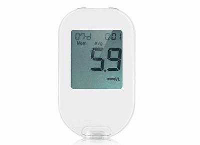 China 6 Seconds Fast Diabetic Testing Equipment Blood Glucose Meter With Password Code for sale