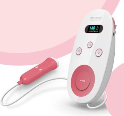 China Het roze Materiaal van de Zwangerschapstest/de Monitorzak Foetaal Doppler van de Babyhartslag Te koop