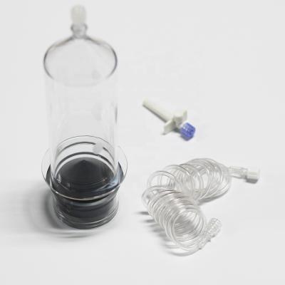 Cina siringa angiografica di alta pressione di CT dell'iniettore dell'attrezzatura 200ml della dose delle siringhe di plastica chirurgiche sterili di controllo in vendita