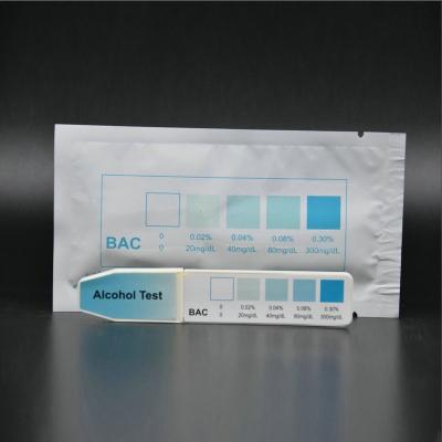 China One Step Saliva/Urine/Breast milk Alcohol Test Strip/cassette/dipcard for sale