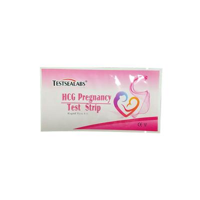 China 99% Accuracy Pregnancy Strip Hcg Urine Test Cassette for sale