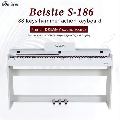 China Piano acústico grande vertical 88 teclas potencia 20WX2 con interfaz USB en venta