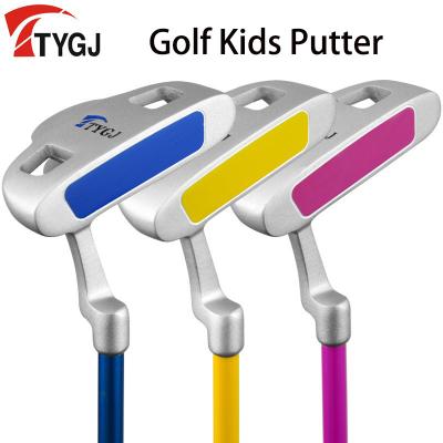 China graphite & TTYGJ Putter 3-12 Years Carbon Steel Shaft Body School Steel Children Golf Shaping Youth Club 3 Color Source Special Factory for sale