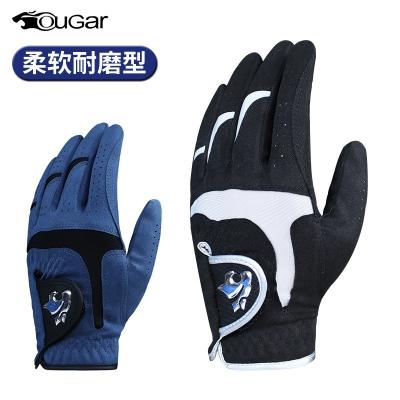 China Mens Golf Gloves Mens Microfiber Fabric Wear Resistant Breathable Anti Slip Gloves Single Left Hand TTYGJ for sale