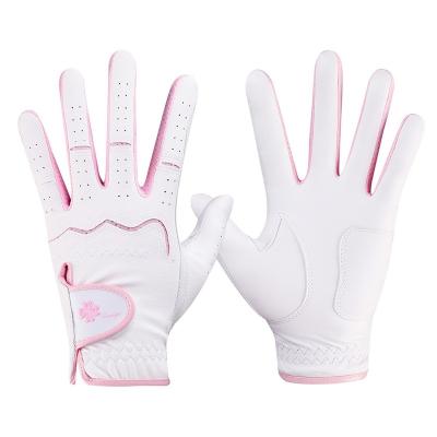 China TTYGJ Womens Golf Gloves Women's Lambskin Gloves Summer Golf Gloves Full Pair / Left & Right for sale