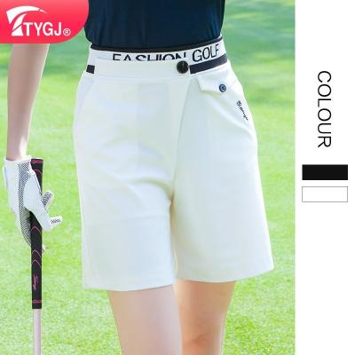 China 2023 TTYGJ New Anti-wrinkle Summer Golf Pants Women's Capris Fashion Sports Elastic Casual Shorts for sale