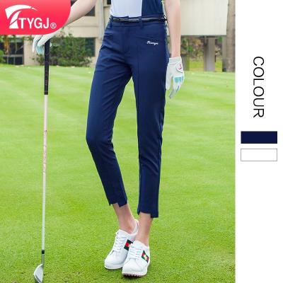 China Anti-wrinkle Summer Golf Pants Lightweight And Breathable Women's Sports Pants for sale