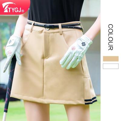 China TTYGJ Summer Breathable Golf Sports Short Skirt Women's Anti-glare Badminton Tennis Pleated Skirt for sale