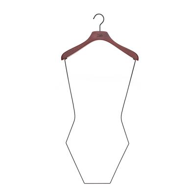 China Corrugated Shape Inspring Hot Selling Store Custom Swimwear Hangers With Logo for sale