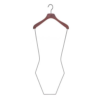 China Corrugated Shape Inspring Swimwear Body Hangers Bikini Clothes Hangers for sale