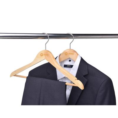 China With Wholesale Custom Pants Bar Inspring Suit Hotel Hangers For Clothes With Logo for sale