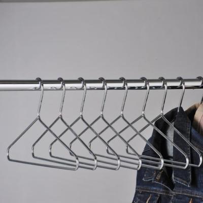 China Inspring Multifunctional Heavy Duty Wholesale Metal Cloth Hanger Wire Hangers Chrome Metal Hangers for sale