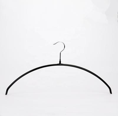 China Wholesale Flat Shape Inspring Metal Wire Hangers Coat Rack Metal Hanger for sale