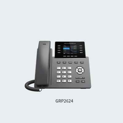 China Wi-Fi Carrier-grade Gigabit GRP2624 IP Grandstream GRP2624 4SIP 8 Line Phone for sale