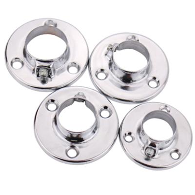 China wardrode/wardrobe railing bracket flange 16mm cabinet/furniture furniture 25mm for sale