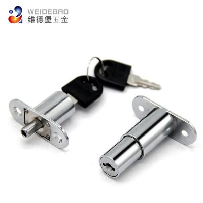 China Durable Push Type Zinc Alloy Sliding Door Lock Furniture Hardware Low Price Lock for sale