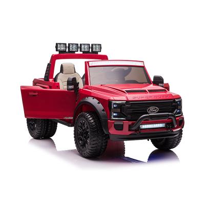 China Ride on Toy Spacious Electric Children Ride on Ford Super Duty F450 SX2088 LICENSE of 4x4 2.4G R/C EVA Wheel Car for sale