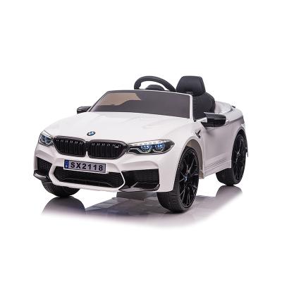 China Ride On Toy New Fashion 12V Electric Children Ride On Car With R/C Gear Can Adjust Authorized BMW M5 SX2118 for sale