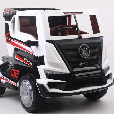 China Ride On Toy 2020 Cool Design Electric Truck Head Ride On Car For Kids With Remote Control for sale