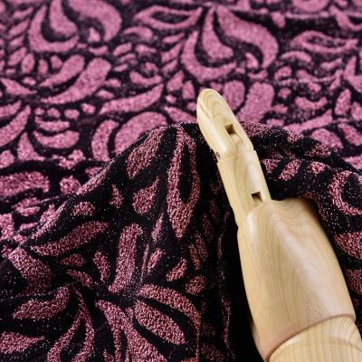 China Hot New Arrivals 190gsm Material Garment Anti Pill Jacquard Knitting Fabric For Women Dress for sale