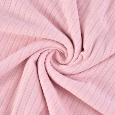 China New Fashion Sustainable Fashion Trendy Garment Pure Color Comfortable Ribbed Knit Fabric For Sweaters for sale